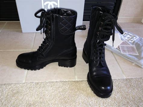 chanel black motorcycle boots|chanel boots online.